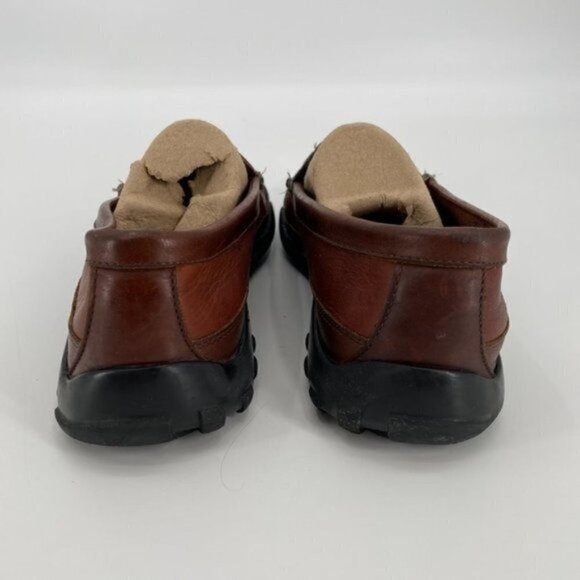 ALLEN EDMONDS Boulder Venetian Brown Leather Slip On 9.5 Driving Moccasin Loafer main image 7